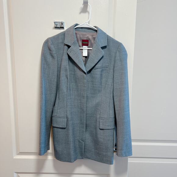 Kenzo Grey Wool Suit Blazer Size 40 - Picture 1 of 6